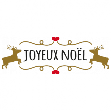 Stickers Ambiance Noël - Joyeux Noël