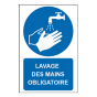 Stickers lavage des mains obligatoire