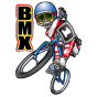 stickers BMX rider