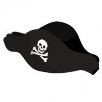 Stickers chapeau pirate