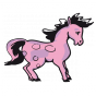 Stickers cheval rose