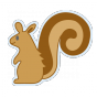 Stickers écureuil