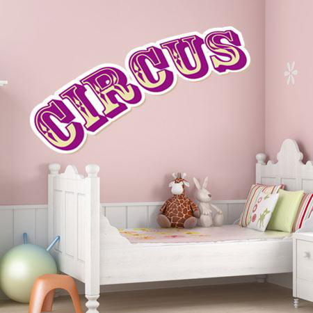 Sticker circus enfant - Sticker chambre enfant