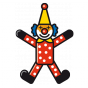 Stickers clown joyeux