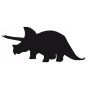 Stickers silhouette dino 4 triceratops