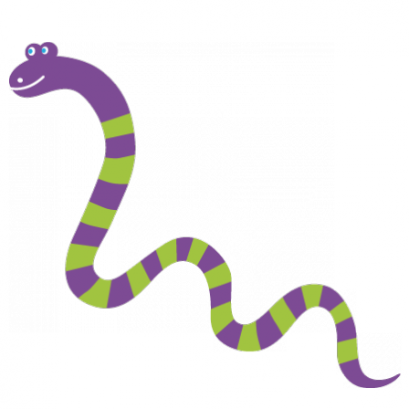 Stickers serpent fou