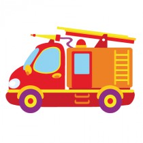 Stickers camion de pompier 2