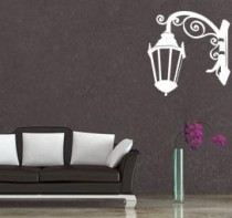 Stickers lampe baroque