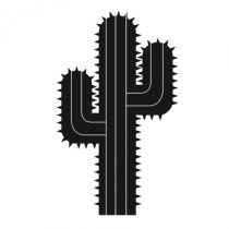 Stickers cactus stylisé