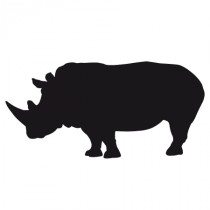 Stickers rhinocéros 1