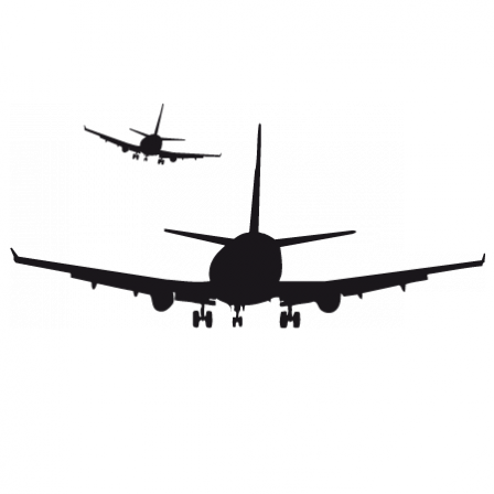 Stickers avion de transport
