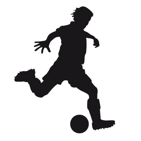 Stickers footballeur 4 Stickers Malin