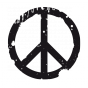 Stickers peace trash