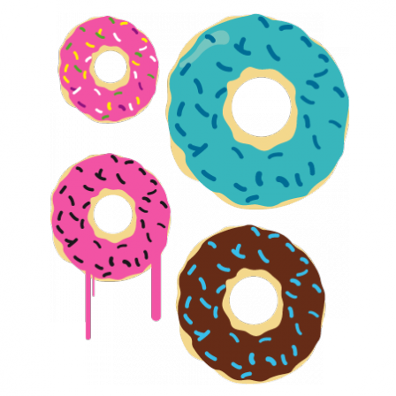 Stickers donuts 2