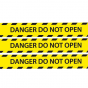 Stickers frigo danger do not open