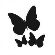 Stickers frigo papillon