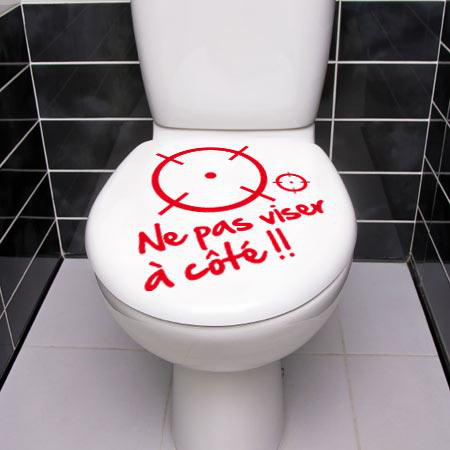 Stickers sticker toilette à acheter en ligne