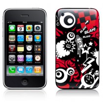 Stickers iPhone black & red