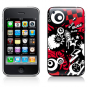 Stickers iPhone black & red