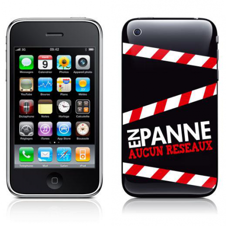 Stickers iPhone panne