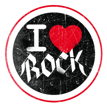 Stickers I Love Rock