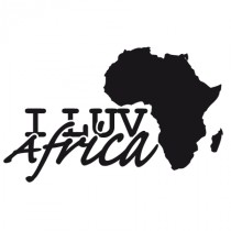 Stickers I love Africa