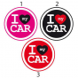 Stickers I Love my car (3 coloris)
