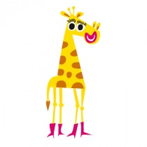 Stickers Girafe Fashion