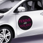 Stickers Femme au volant...
