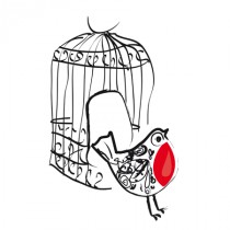 Stickers cage à oiseaux