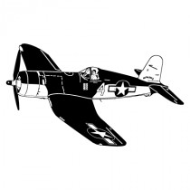 Stickers avion corsaire