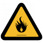 Stickers inflammable