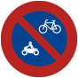 Stickers interdit vélo moto