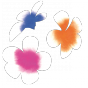 Stickers Fleur de Tiaré