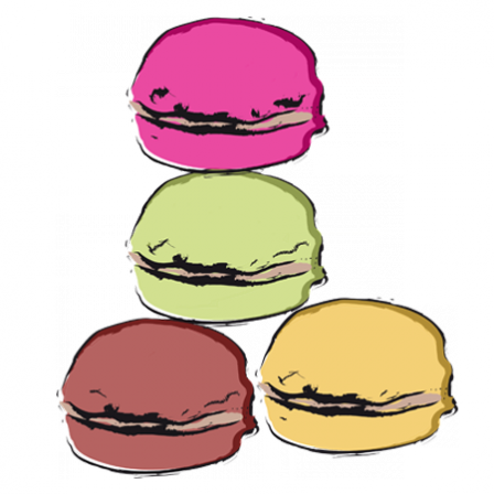 Stickers Macarons (L'Illusgraphie)