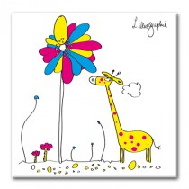 Tableau déco Jiji la girafe