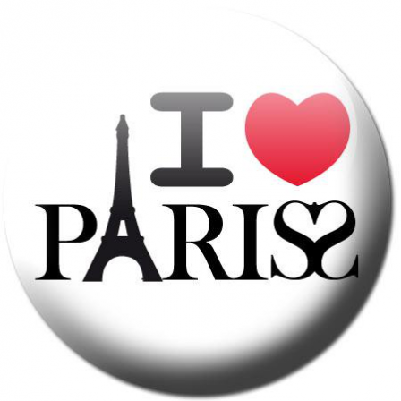 Badge I love Paris