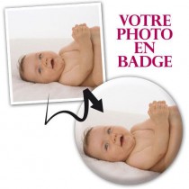 Badge à personnaliser photo