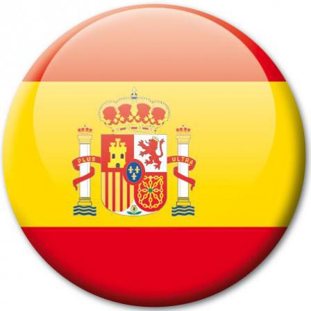 Badge drapeau Espagne