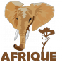 Stickers Africain tête éléphant