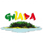 Stickers Dom Tom gwada île et texte