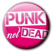 Badge Fun Punk not Dead
