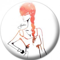 Badge personnage miss Louane