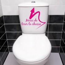 Stickers WC chasse d'eau