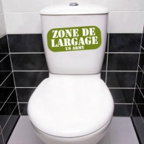 Stickers WC Zone de Largage