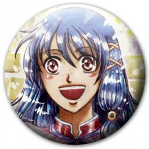 Badge manga happy girl