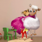 Stickers princesse mouton