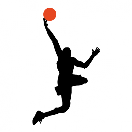Stickers basketteur dunk 4
