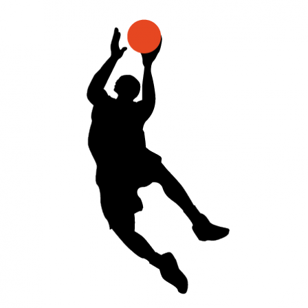 Stickers basketteur dunk 6