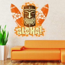 Stickers surf aloha